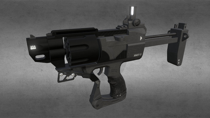 Auto Revolver 3D Model
