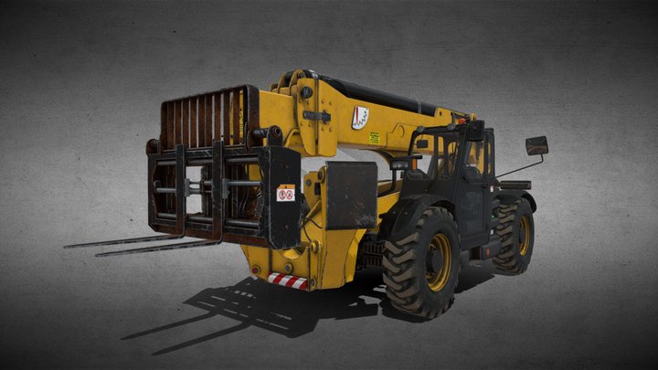 Telehandler 3D models - Sketchfab