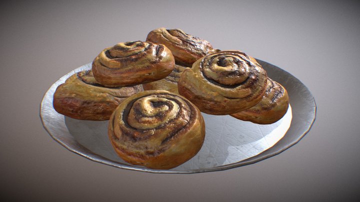 Pastel De Canela – Free 3D Model STL