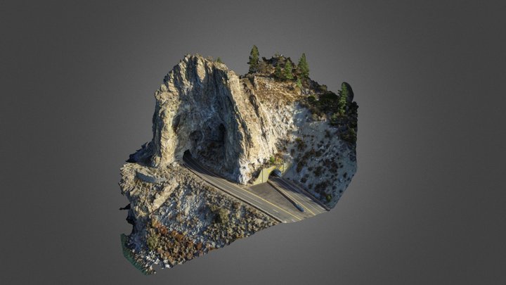 Cave Rock | Lake Tahoe, NV 3D Model