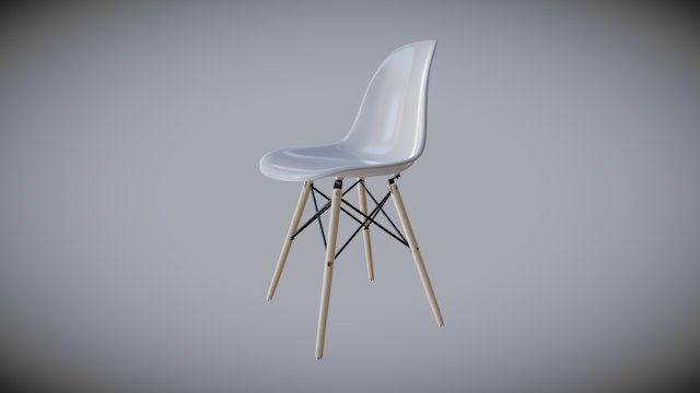 Eames Chair - PBR Game Ready 3D Model