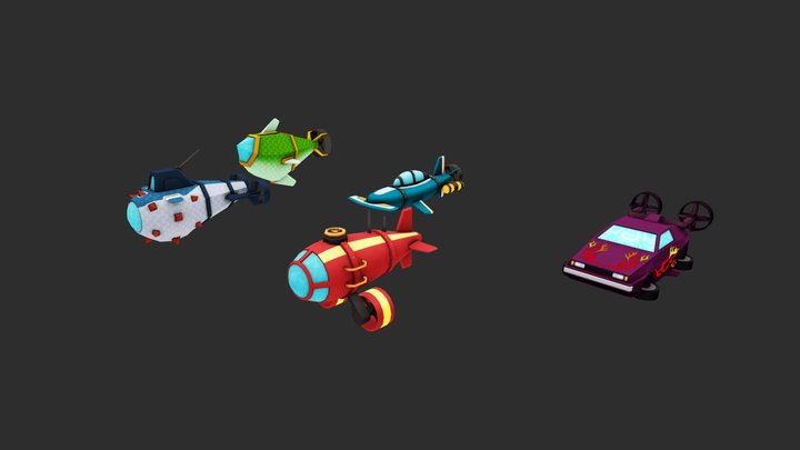 Submarine_Skin_01-05 3D Model