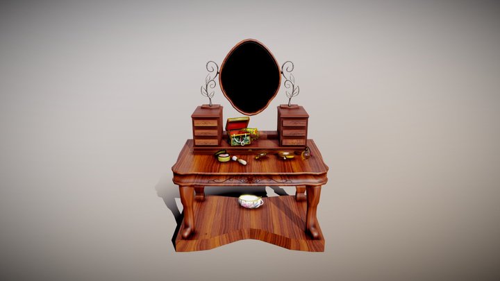 Dressing table 3D Model