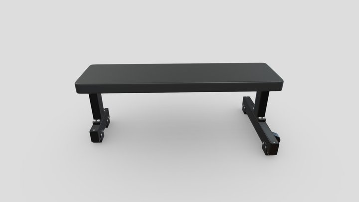 Technogym Pure Adjustable Bench 3D model