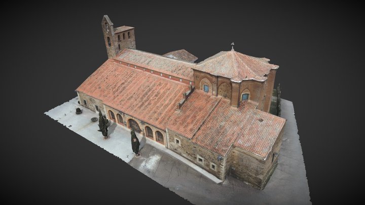 Iglesia de Santa Catalina en Alía 3D Model