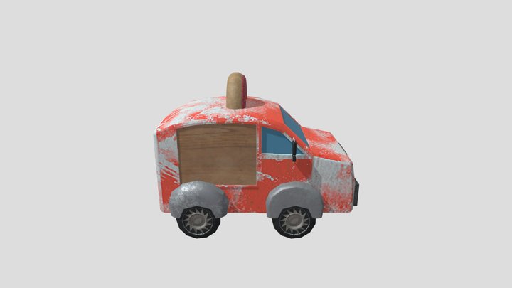 Food Truck Model 3D Model