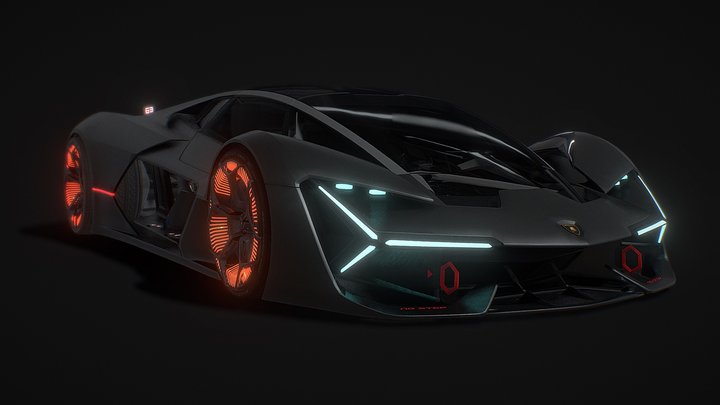 Lamborghini Terzo Millennio I www.zanytv.com – Kostenloses 3D-Modell STL