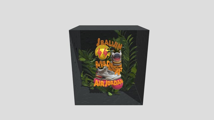 NAOMI'S J BALVIN CREATIVE AD 3D Model