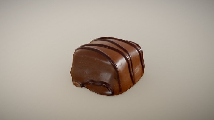 Milk Chocolate Caramel 3D Model