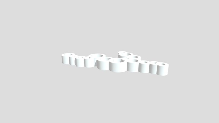 Circles 3D Model