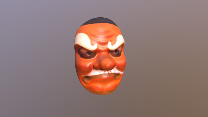 Kabuki Mask 2 3D Model