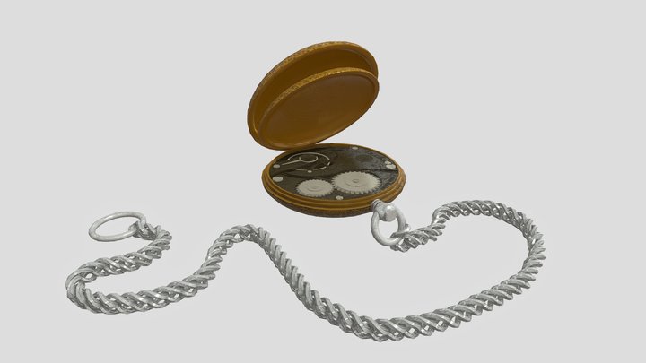 Edward Pocket Watch 3D Model