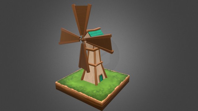 Windmill 3D Model