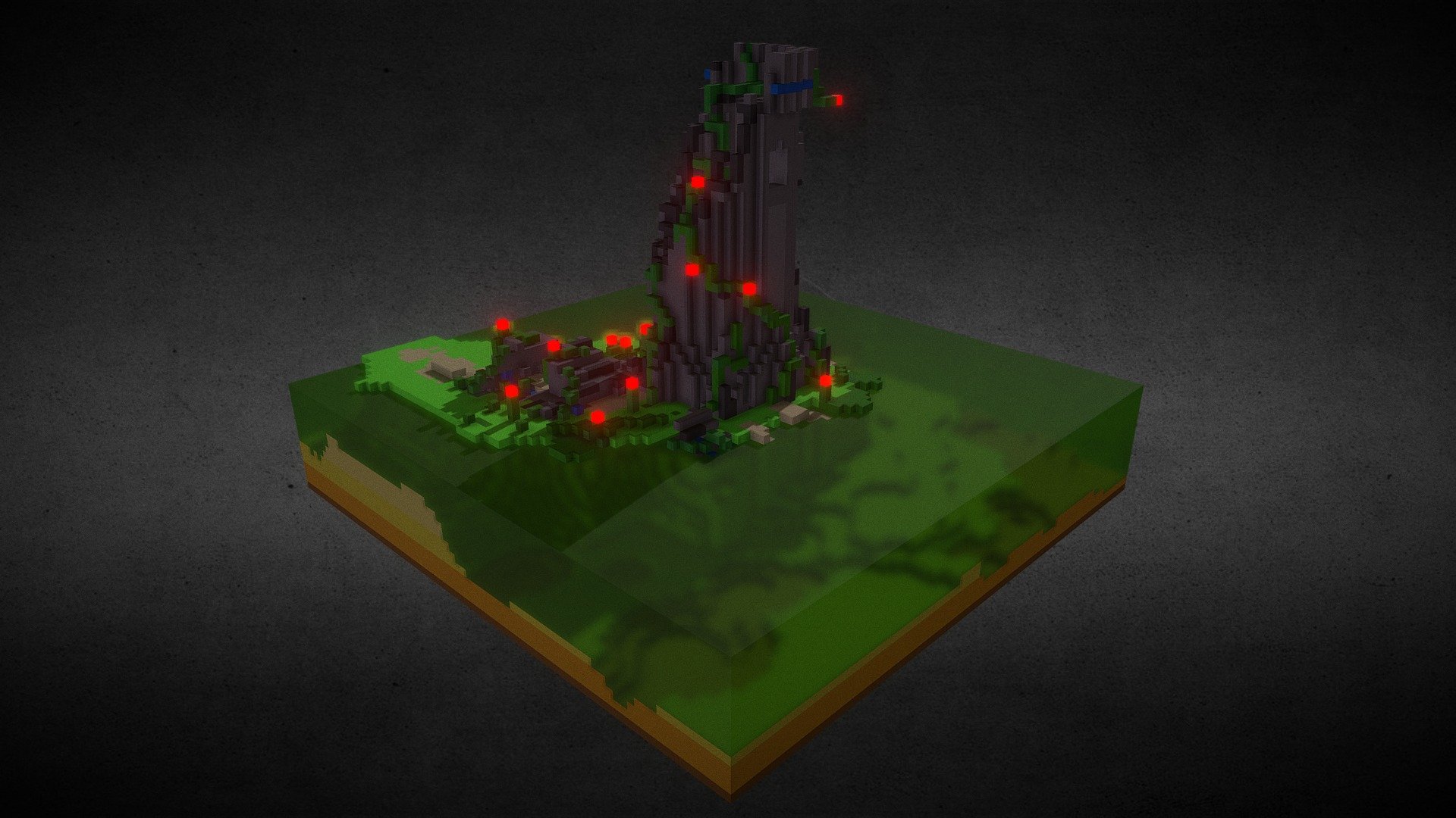 Tower ruins