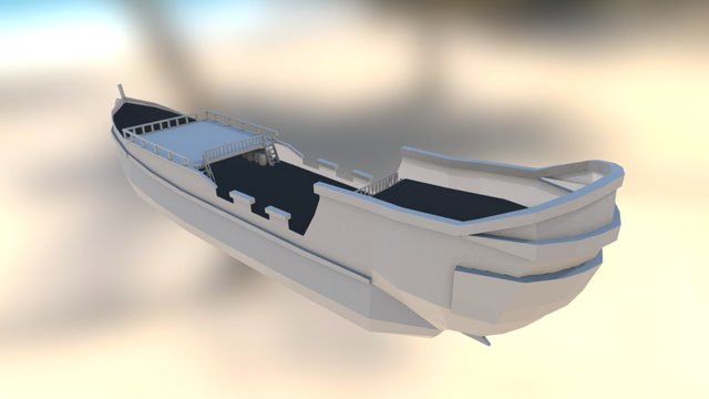Pirate Ship (Development) 3D Model
