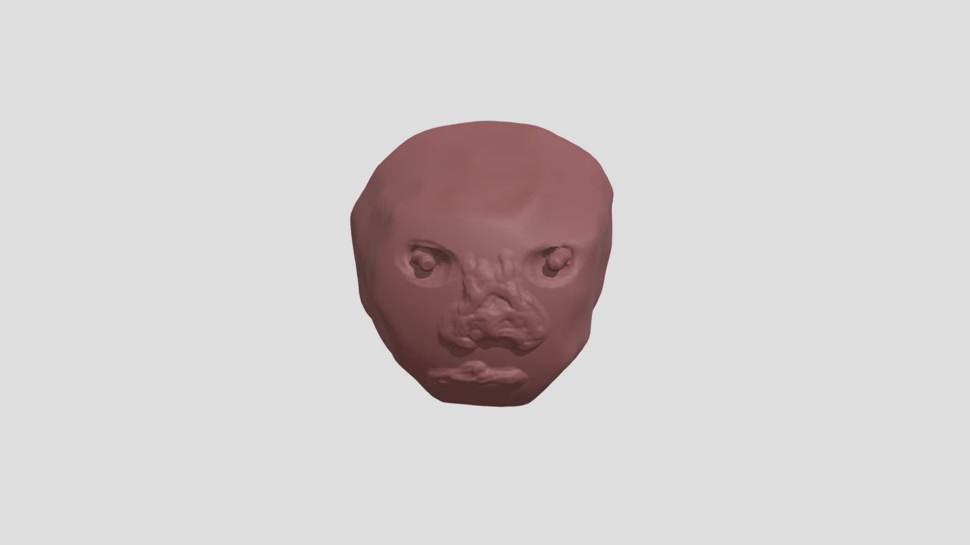 First face - 3D model by holmesd262 [70f64f8] - Sketchfab