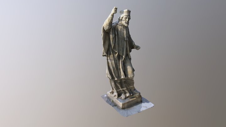 Statue of the Perslak Patron 3D Model