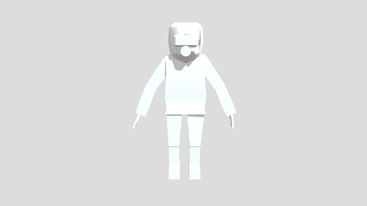 post-apocalyptic character 3D Model