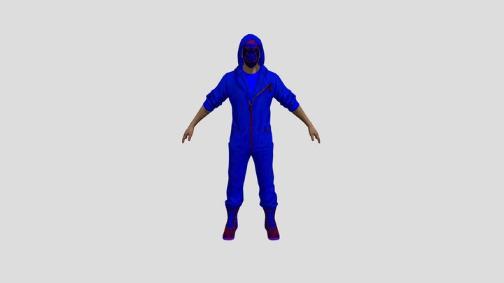 3d-free-fire-model-jumsuit-male 3D Model