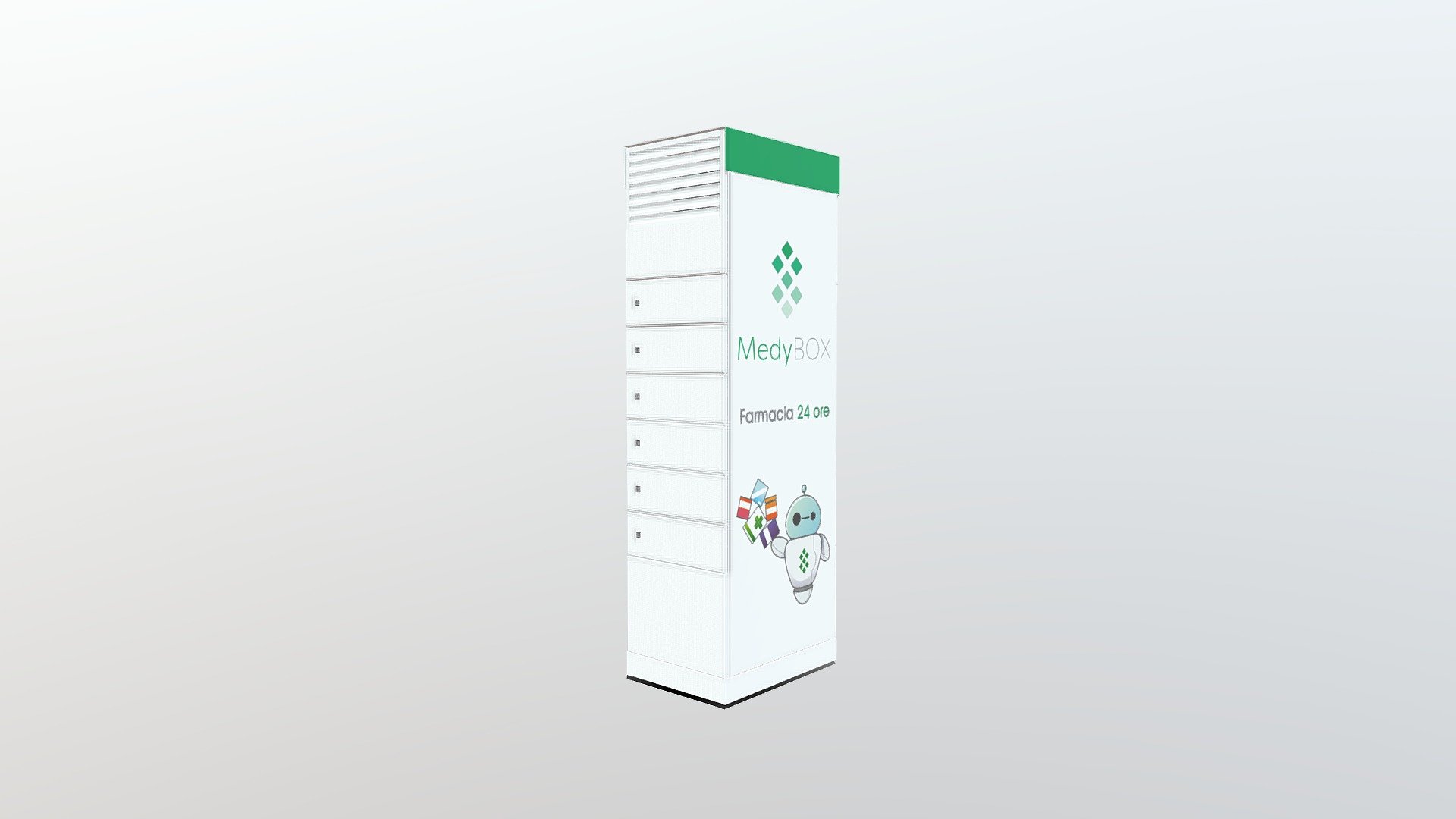 Medybox - Medylocker Fresh 500 FR - 3D model by videoanimateitalia ...