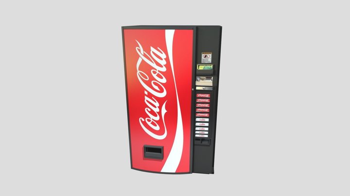 Coke Machine 3D Model