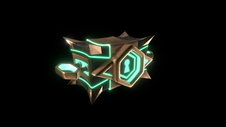 League of Legends Inspired Lootcrate 3D Model