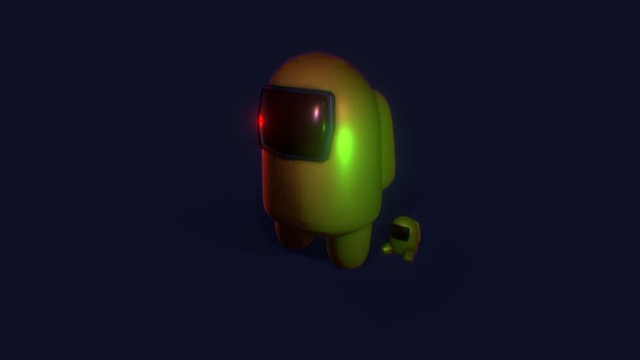 Among us imposter 3D Model