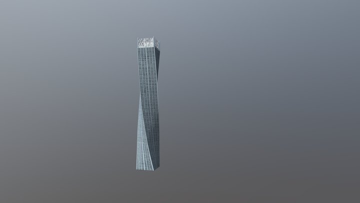 Cayan Tower 3D Model