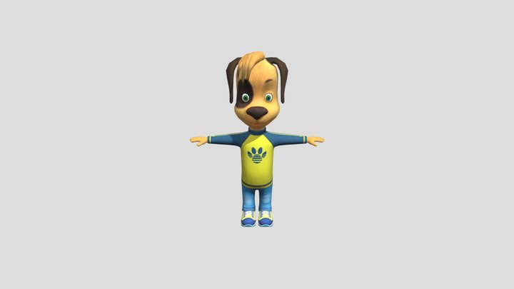 Дружок из барбоскины Garry s mod 3D Model