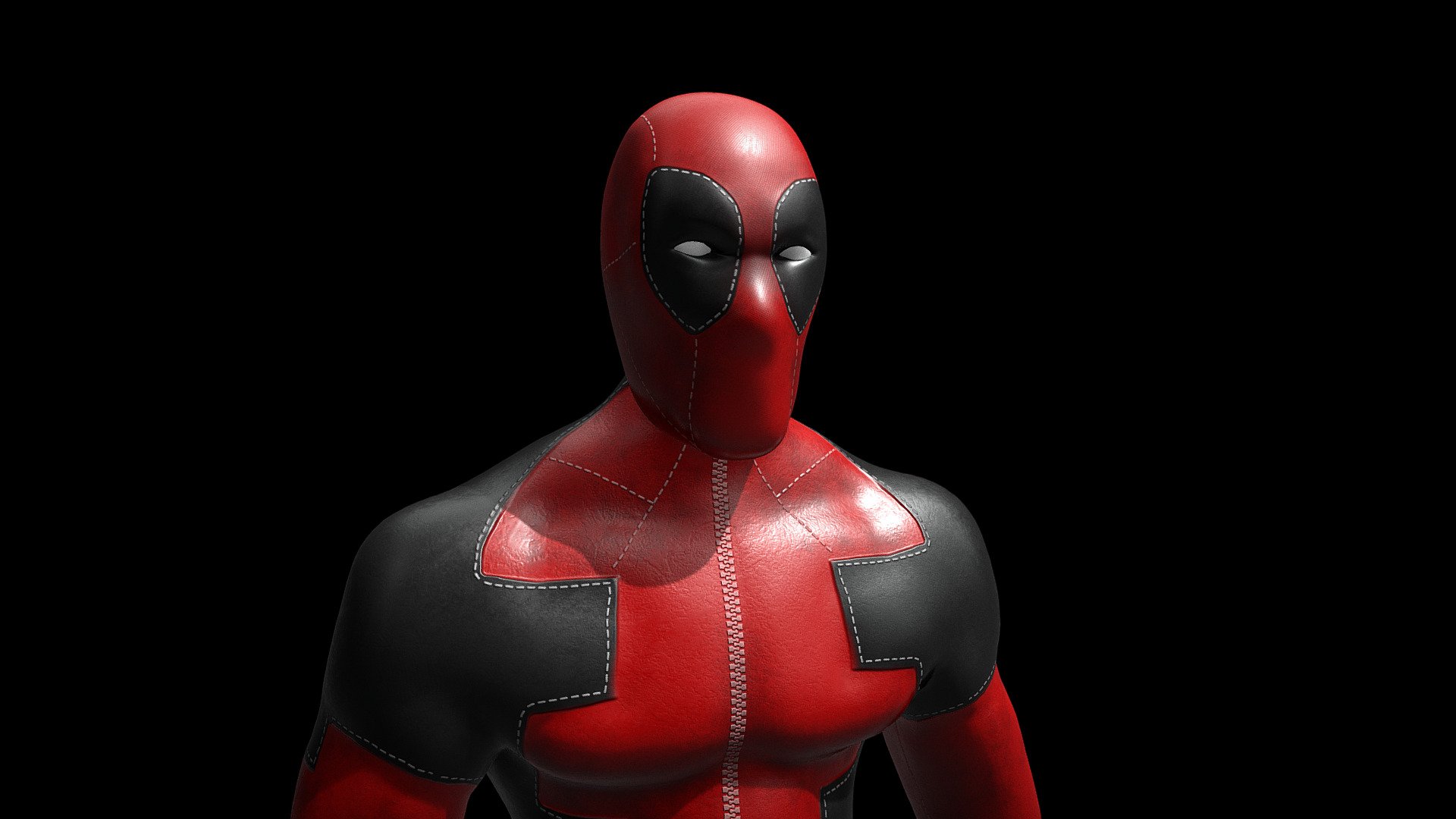 Deadpool Download Free 3D model by Santiago Shang (santiagoshang