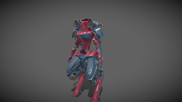 Achilles Mech 3D Model