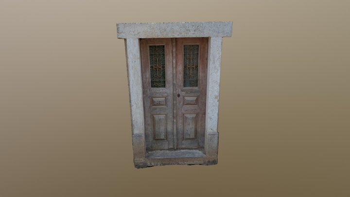 Old Door - Cucos Torres Vedras 3D Model