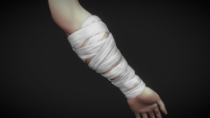 Arm Bandage 3D Model