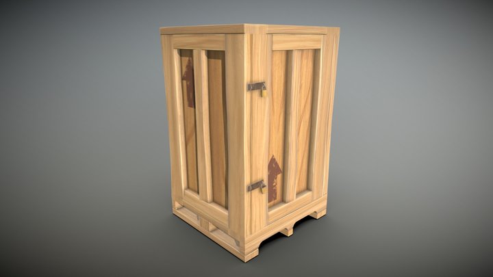 Wooden_Crate 3D Model