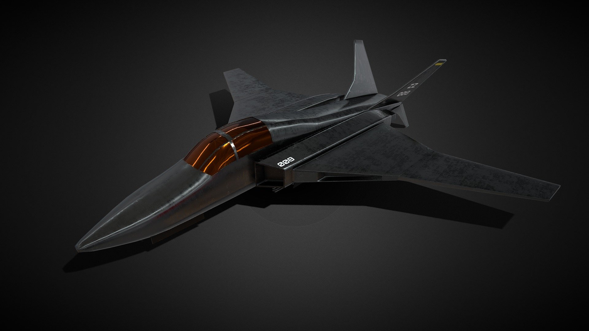 Sci Fi Jet - 3d Model By Zeeshanmajeed322 [70fb3ed] - Sketchfab