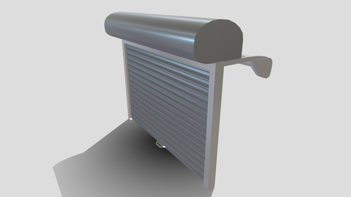 Roller Shutters Animation 3D Model