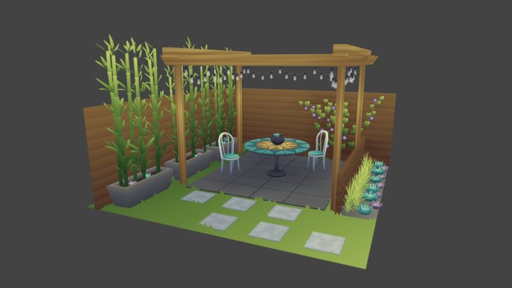 Garden 3D Model
