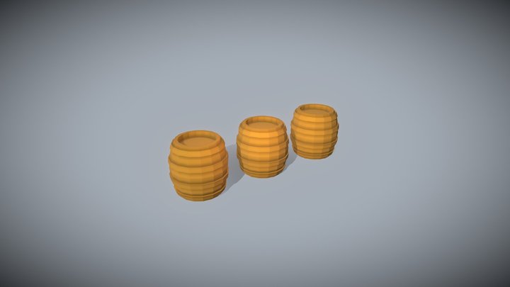 Barrel 3D Model