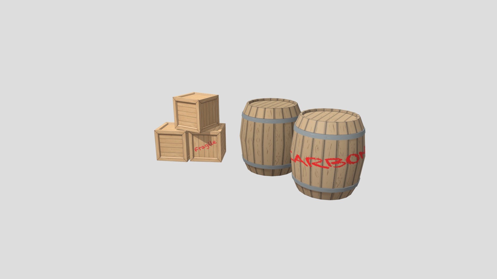 Barrel And Crate