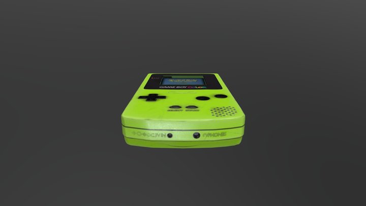 Game Boy Color 3D Model