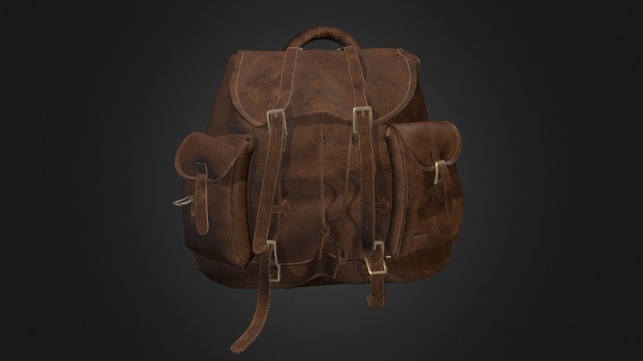 Leather Bag - 3D Modelling 3D Model