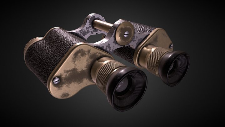 Kershaw WW2 Binoculars 3D Model