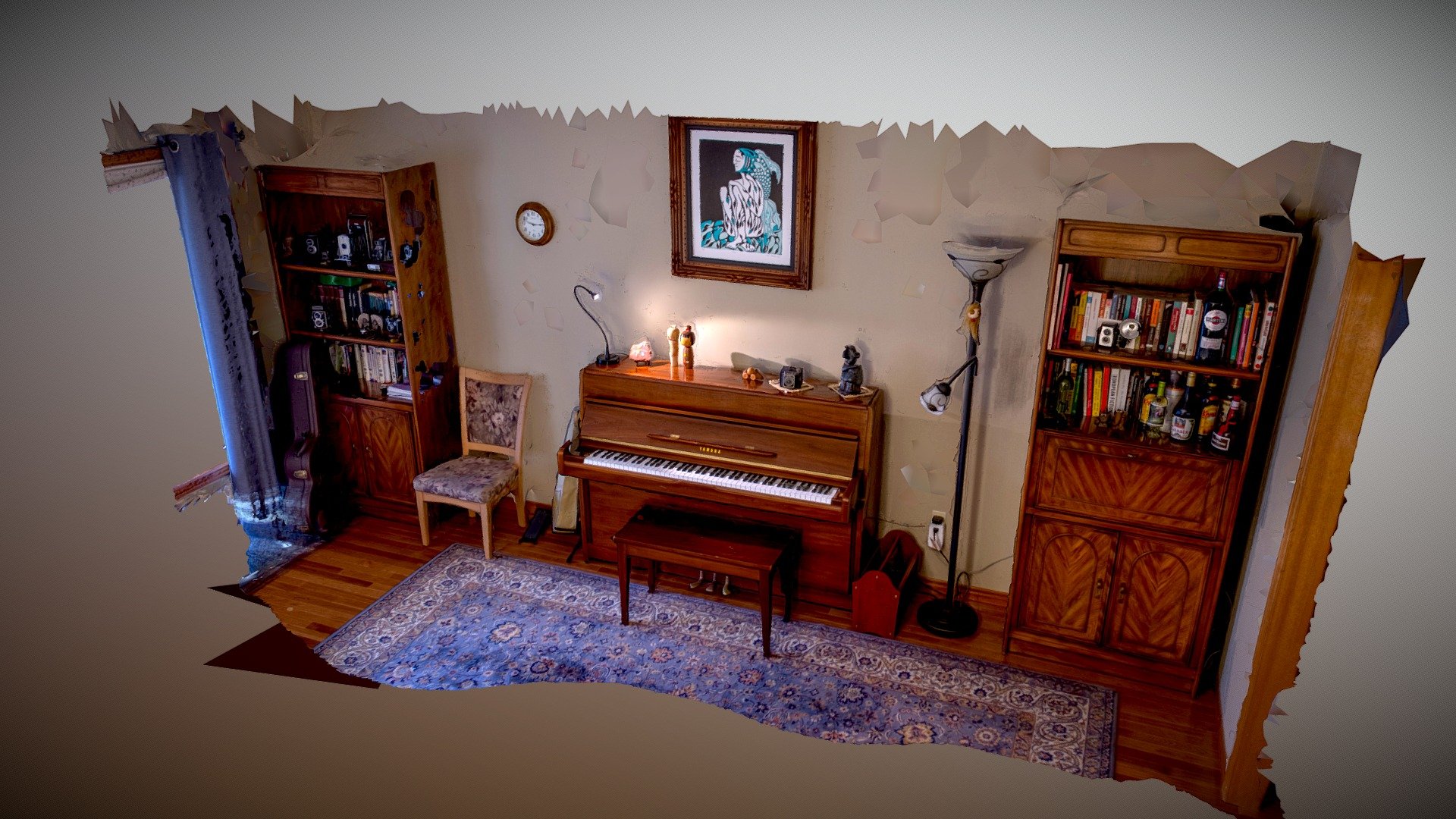 Piano Room - 3D model by ShacharWeis [70fdec2] - Sketchfab