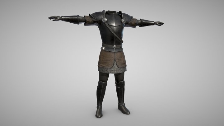 Medieval Armor v1 3D Model