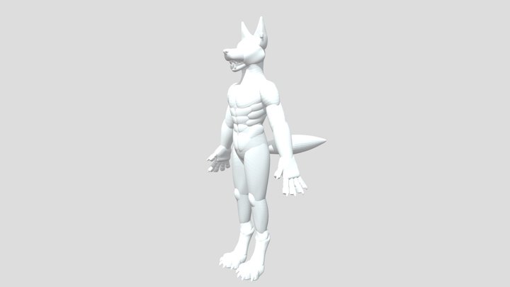 Rayler the wolfman (Blocking) 3D Model