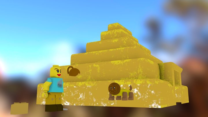 Lego Tomb Raider 3D Model