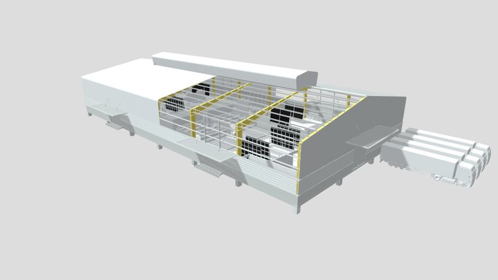 Responsive Factory Model 3D Model
