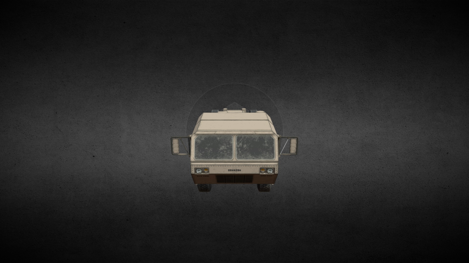 3D model HEMTT - This is a 3D model of the HEMTT. The 3D model is about a small car with a window.
