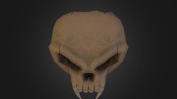 Demon Skull 3D Model