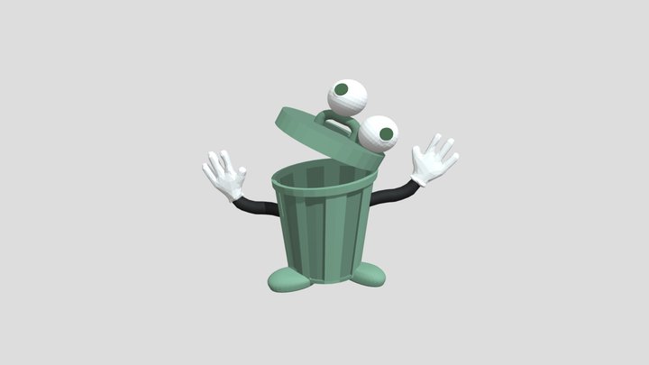 Trashy Deltarune 3D Model